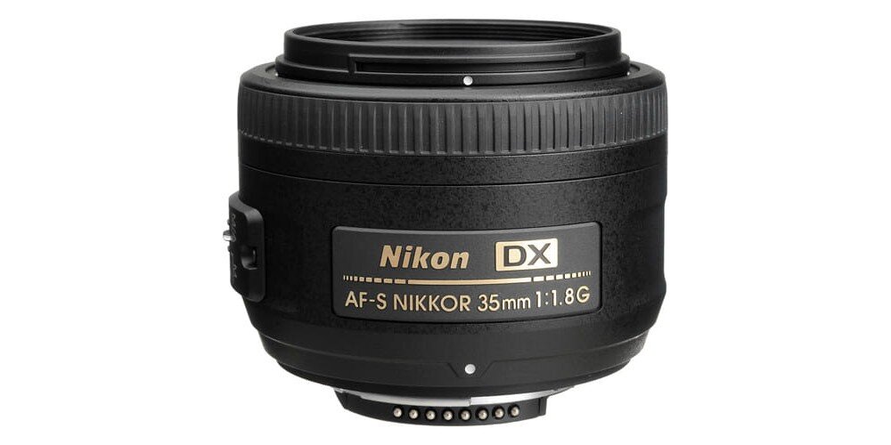 Obiektyw NIKON AF-S DX Nikkor 35 mm f-1.8G   ogniskowa przysłona ostrość pierścienie optyka soczewki powłoki montaż bagnet światło jasność zoom filtry waga