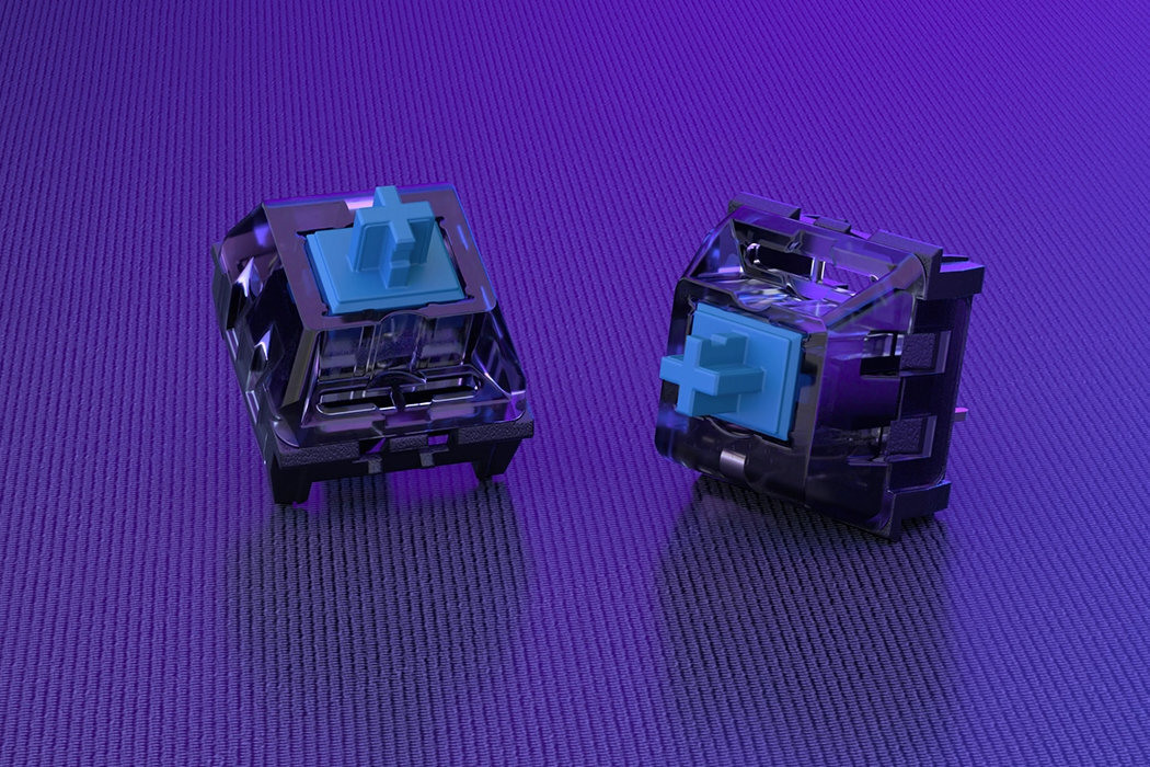 Klawiatura ENDORFY Thock Kailh Blue mała ergonomiczna alumienium wygląd mocna szybka wzmocniona hotswap PTB