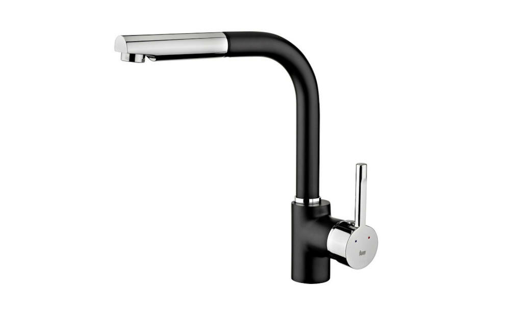 TEKA-ARK-938-TG-Carbon zlewozmywak nowoczesność styl bateria mieszakowa ruchoma dźwignia wysięg chromowana kolorystyka jakośc wykonanie przyjemne zmywanie wylewka