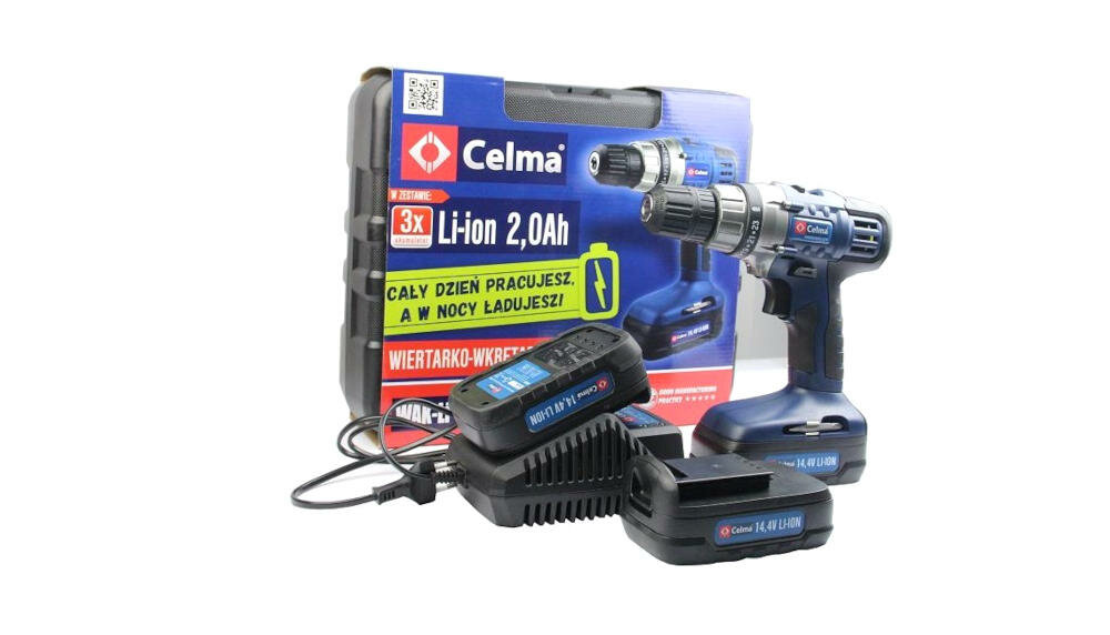 CELMA-PROFESSIONAL zestaw urządzenie ładowarka walizka akumulatory instrukcja karta gwarancyjna