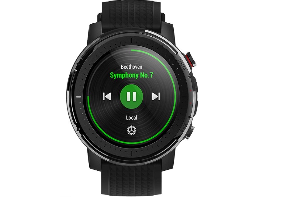 SMARTWATCH AMAZFIT STRATOS3 BLACK GLONASS BEIDOU Galileo