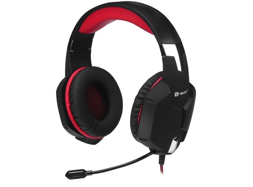 Słuchawki TRACER Dragon - wygląd ogólny słuchawki nausze gamingowe komfort miękkie nauszniki