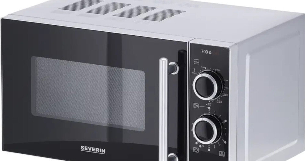 Kuchenka mikrofalowa SEVERIN MW 7875 obsługa sterowanie pokrętła