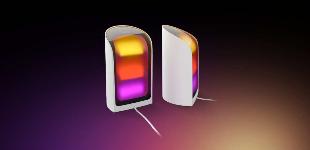 Lampa PHILIPS HUE Play 929004236201 (2 szt.), 929003837601, zasilacz, instrukcja, lampa, na czarno żółtym tle lampa philips hue