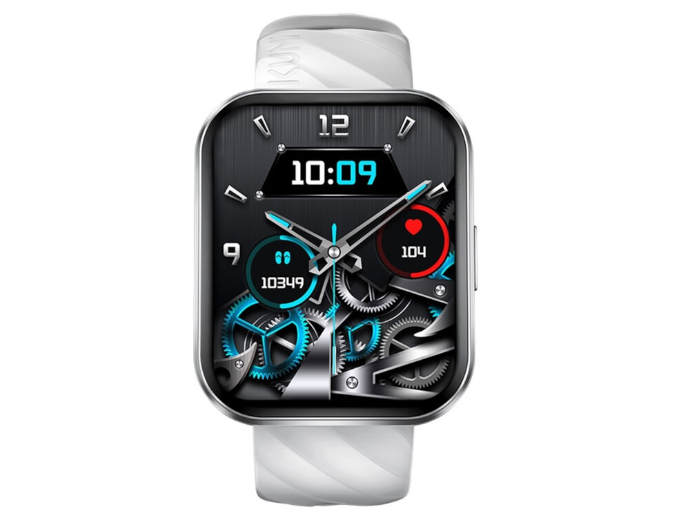 Smartwatch KUMI KU6 Meta Srebrny elegancki design funkcjonalny technologie innowacjne odbieranie polaczen placenie za zakupy nadajniki Bluetooth i NFC synchronizacja przesylania danych