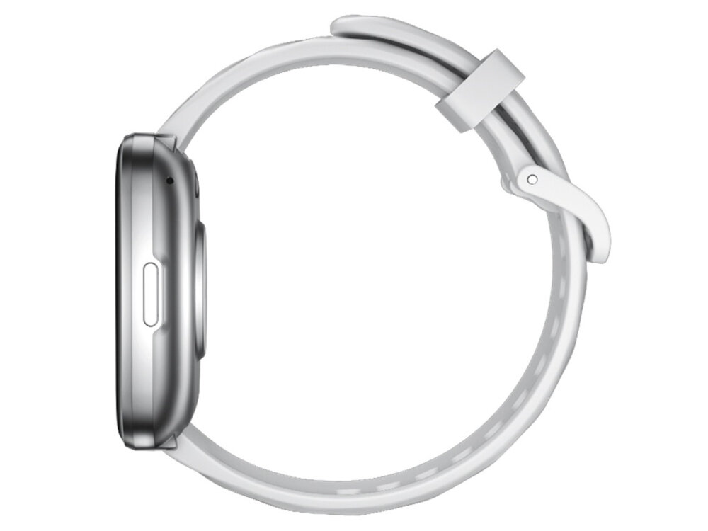 Smartwatch KUMI KU6 Meta Srebrny funkcja przypomnienia o nawodnieniu tryb przypominajacy o braku aktywnosci wbudowany pulsoksymetr i pulsometr badanie tetna