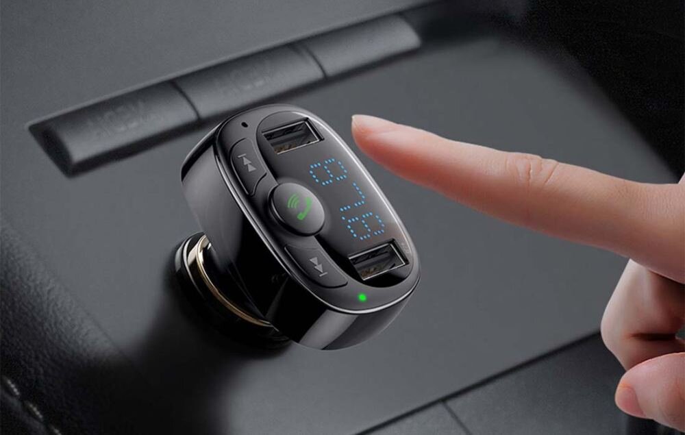 Transmiter FM BASEUS CCTM-01 mikrofon transmiter przycisk