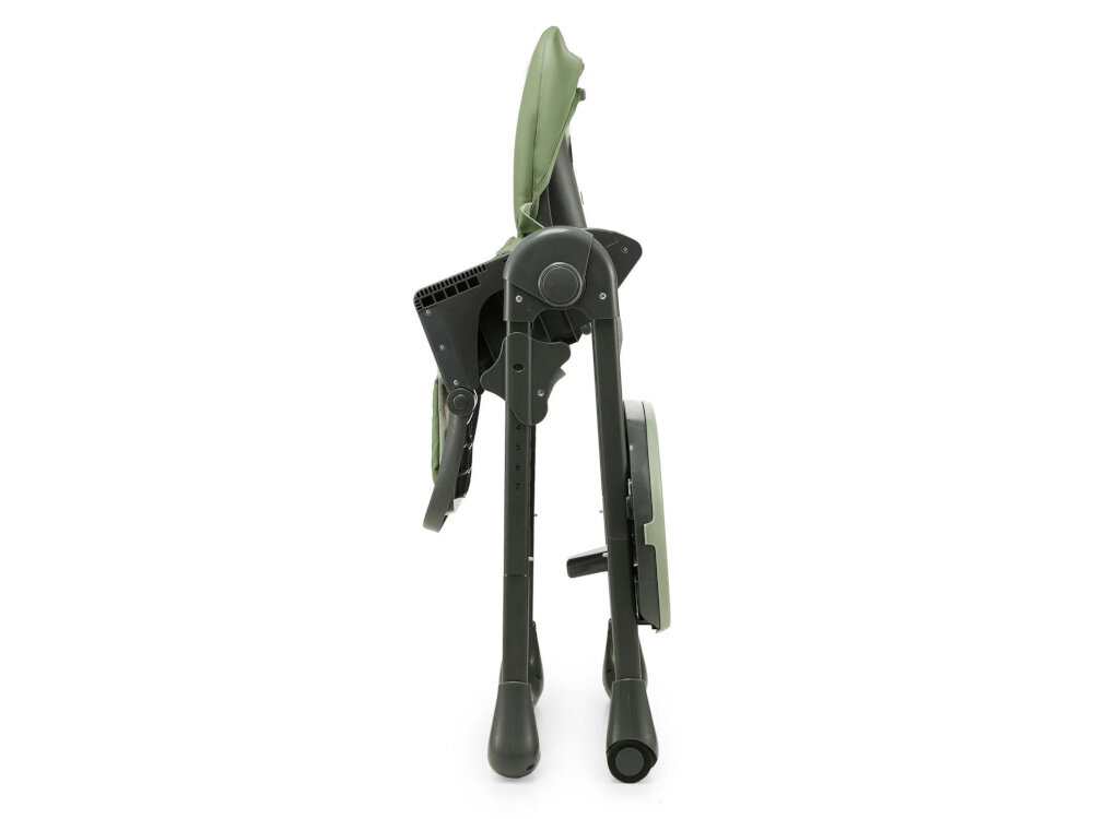 Krzesełko do karmienia KINDERKRAFT Tummie Zielony funkcjonalne bezpieczne stylowe funkcja skladania na plasko waga 7,9 kg wymiary 55,5 x 84,5 x 101 cm specjalny uchwyt z tyłu konstrukcji