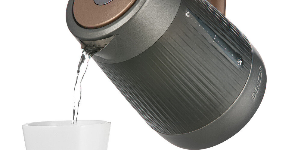 Czajnik SENCOR SWK 0931BK Czarny pojemność 1,7 l podwójna ściana wykonanie technologia Cool Touch