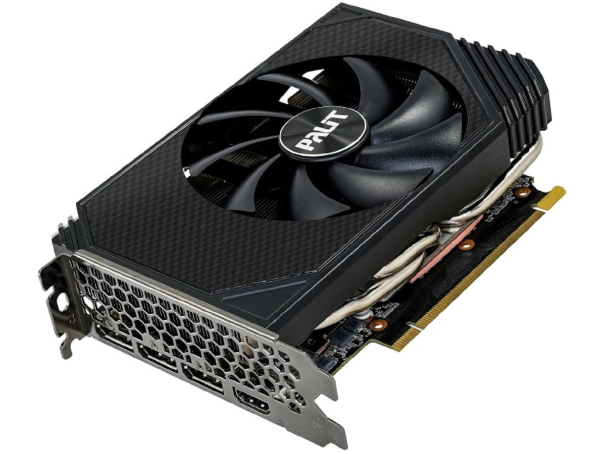 Karta graficzna PALIT GeForce RTX 3060 StormX OC LHR 12GB efektywne chlodzenie