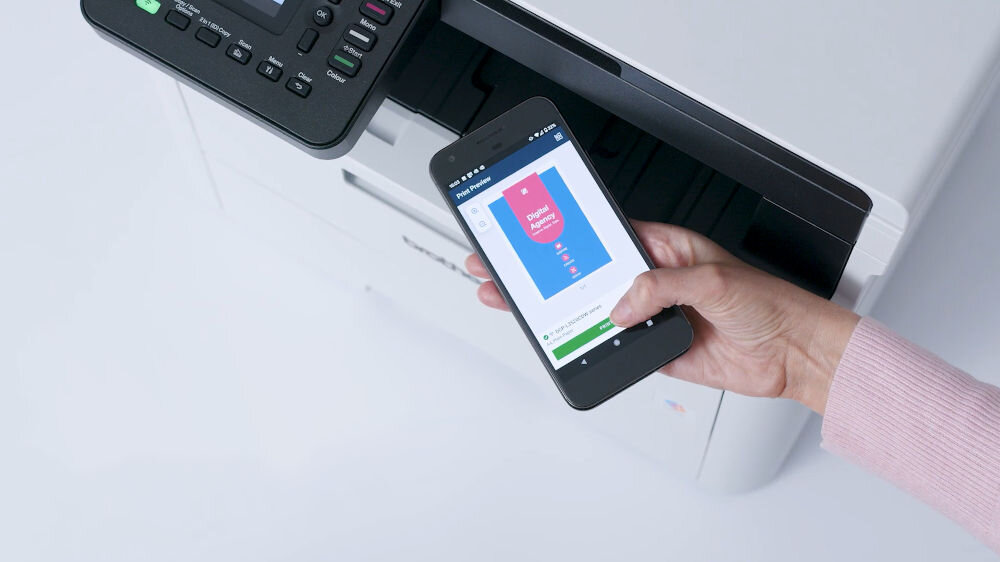 Urządzenie wielofunkcyjne BROTHER DCP-L3520CDW aplikacja Brother Mobile Connect, materiały eksploatacyjne, urządzenia mobilne, rozdzielczość kopiowania 600 x 600, rozdzielczość skanowania 1200 x 1200