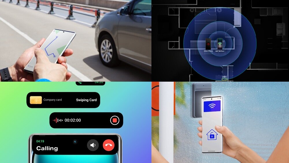 Smartfon INFINIX Hot 50 Pro+ kolaż funkcji   