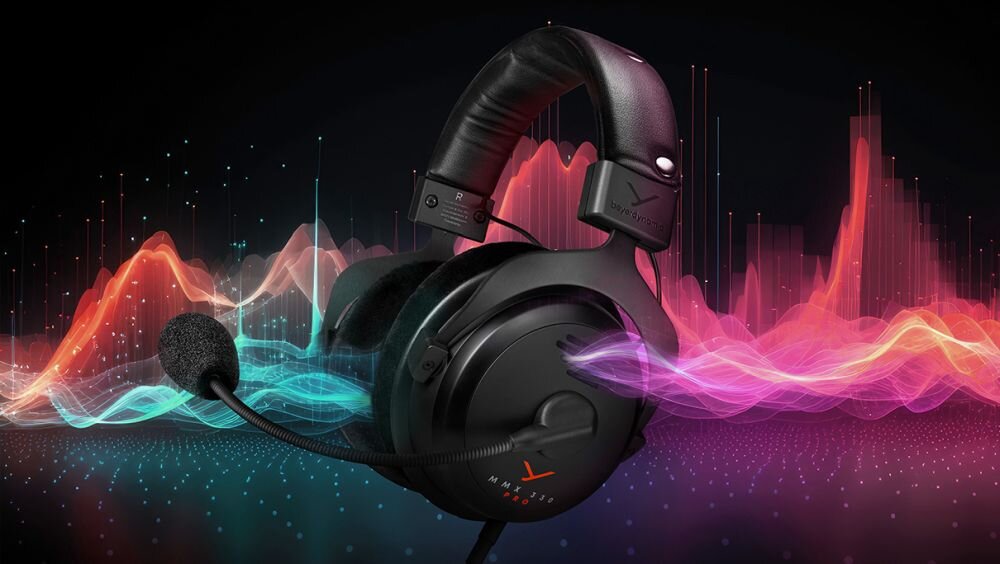 beyerdynamic MMX 330 Pro gra sluchawki z fala dzwiekowa przestrzenne zharmonizowane stellar