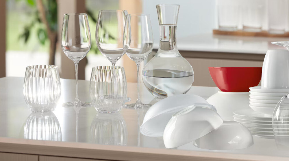 Zmywarka MIELE G 5450 SCVi szkło naczynia miski talerze zdjęcie lifestyle SensorDry czujniki skrócony czas zapobieganie osadzaniu skroplin