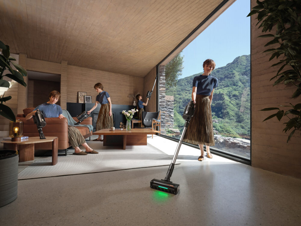 Odkurzacz MOVA G70 prezentacja wizualizacja design wygląd Wygodne i skuteczne sprzątanie