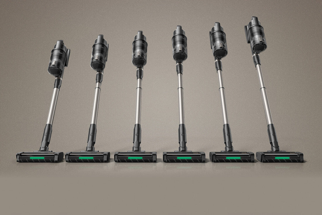 Odkurzacz MOVA G70 Regulowana rura teleskopowa 6-segmentowa rura teleskopowa regulację długości na sześciu poziomach