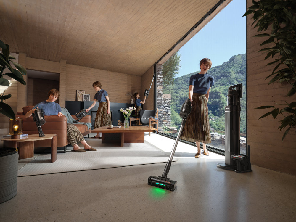 Stacja automatycznego opróżniania MOVA Station do modelu G70 prezentacja wizualizacja design wygląd Czystość bez wysiłku