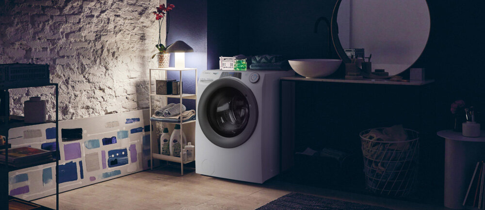 PRALKO-SUSZARKA CANDY RAPIDO PRO RPW41066BWMBC-S pranie nocne cichy cykl ekonomia