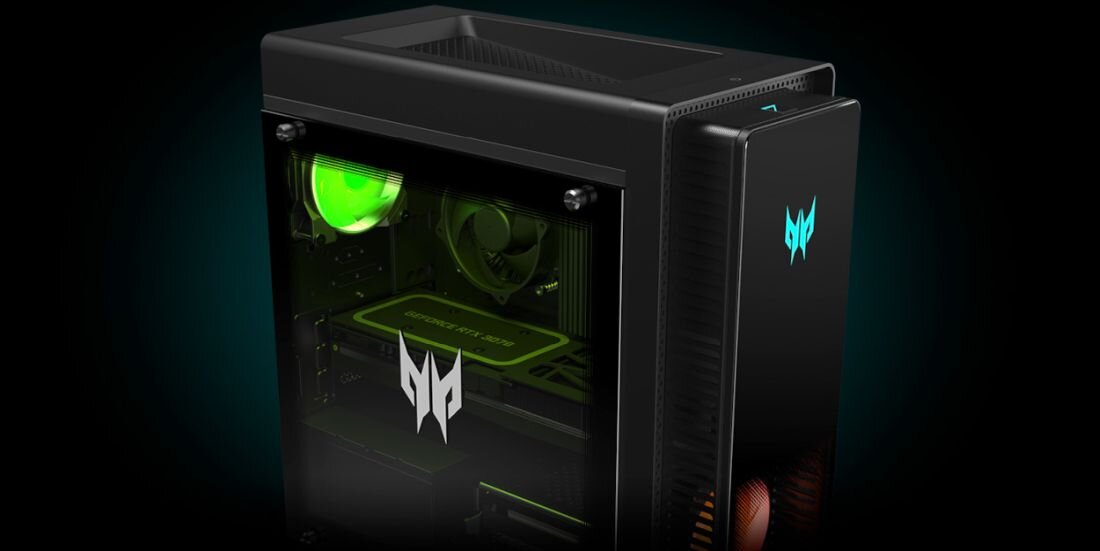 Komputer ACER Predator Orion PO3-655 - Przejrzysta obudowa  