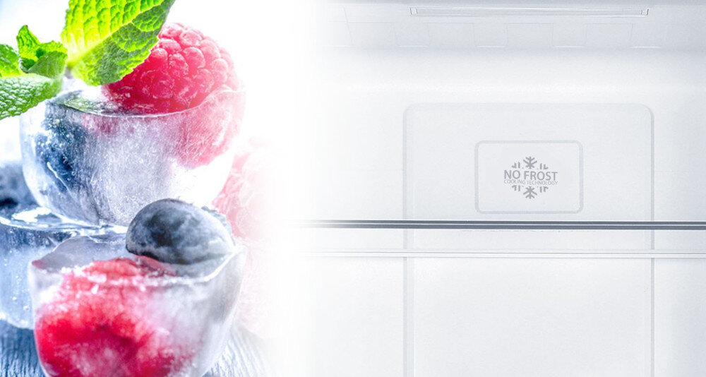 Lodówka MPM 357-FF-30 Nofrost Srebrna No Frost