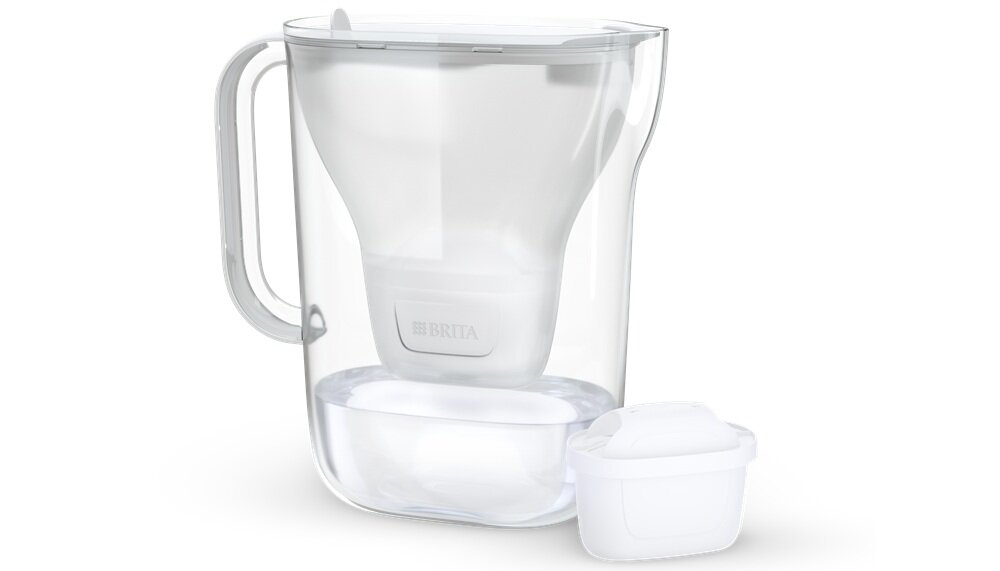 Dzbanek filtrujący BRITA Style Essential Biały + 4 x Wkład Maxtra Pro Pure Performance wolne od BPA, można myć w zmywarce