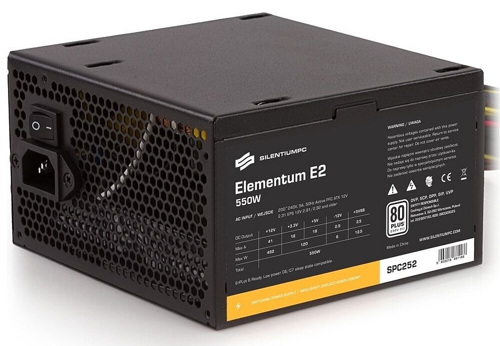 Zasilacz SILENTIUM PC Elementum E2 SI sprawny