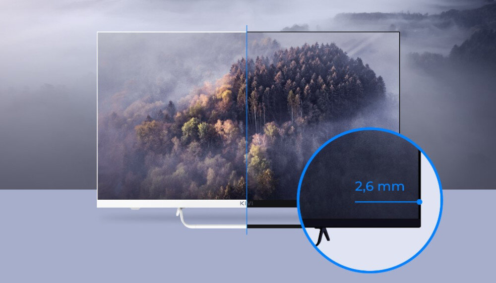 Telewizor KIVI 32F760QW - Design