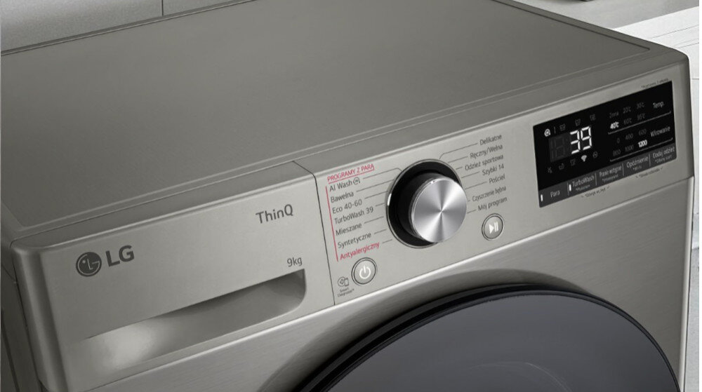 PRALKA LG MF2W9S72YP TURBOWASH360 AI DD STEAM ALLERGY CARE 9 KG 1200 OBR