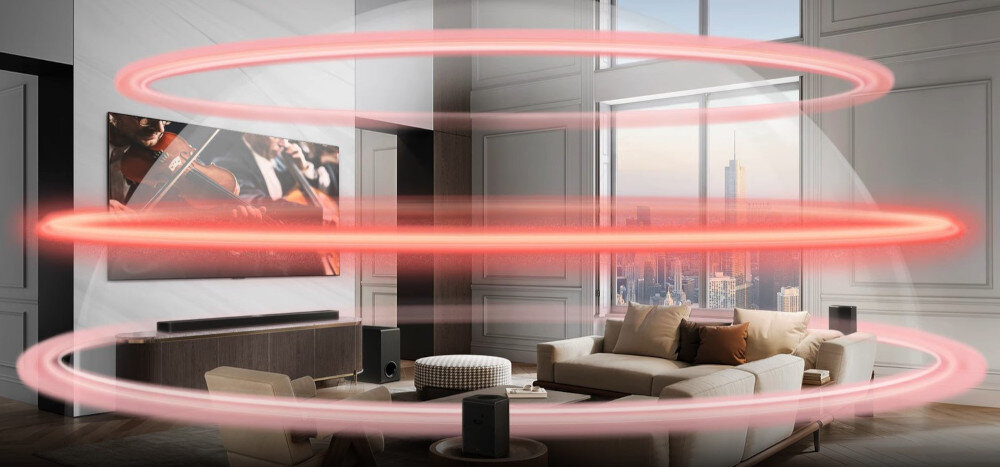 Soundbar LG S95TR - Wielowymiarowa przestrzeń