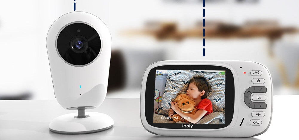 Niania elektroniczna INOLY Mia automatyczny noktowizor Światło nocne noc niezawodna