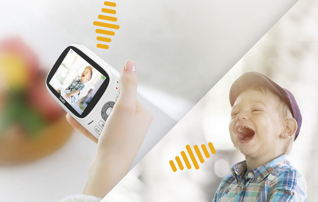 Niania elektroniczna INOLY Mia funkcja VOX czujność potrzeba