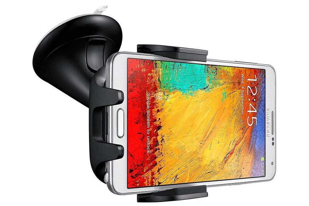 Uchwyt na telefon SAMSUNG EE-V200SABEGW samochód smartfon montaż rozmiar