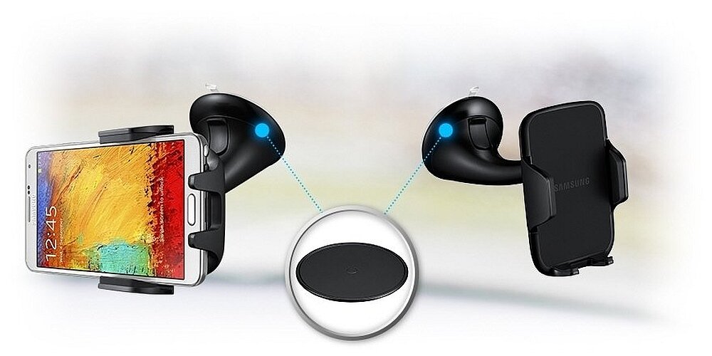 Uchwyt na telefon SAMSUNG EE-V200SABEGW samochód smartfon montaż rozmiar