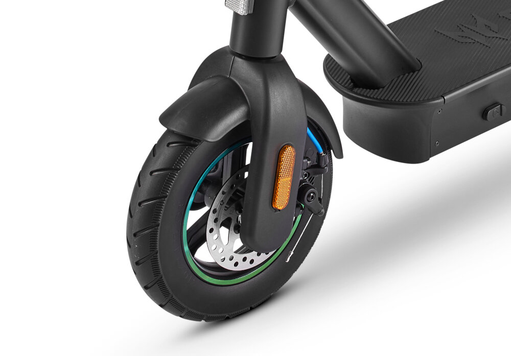 Hulajnoga elektryczna ACER PREDATOR Advance Czarny 10-calowe piankowe opony tylna amortyzacja redukcja drgan na nierownej nawierzchni o 20-30%