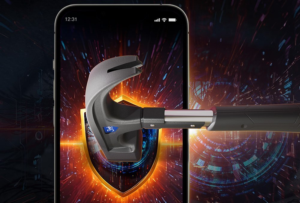 Folia ochronna 3MK Silky Matt Privacy do Apple iPhone  Ochrona młotek uderza w ekran  