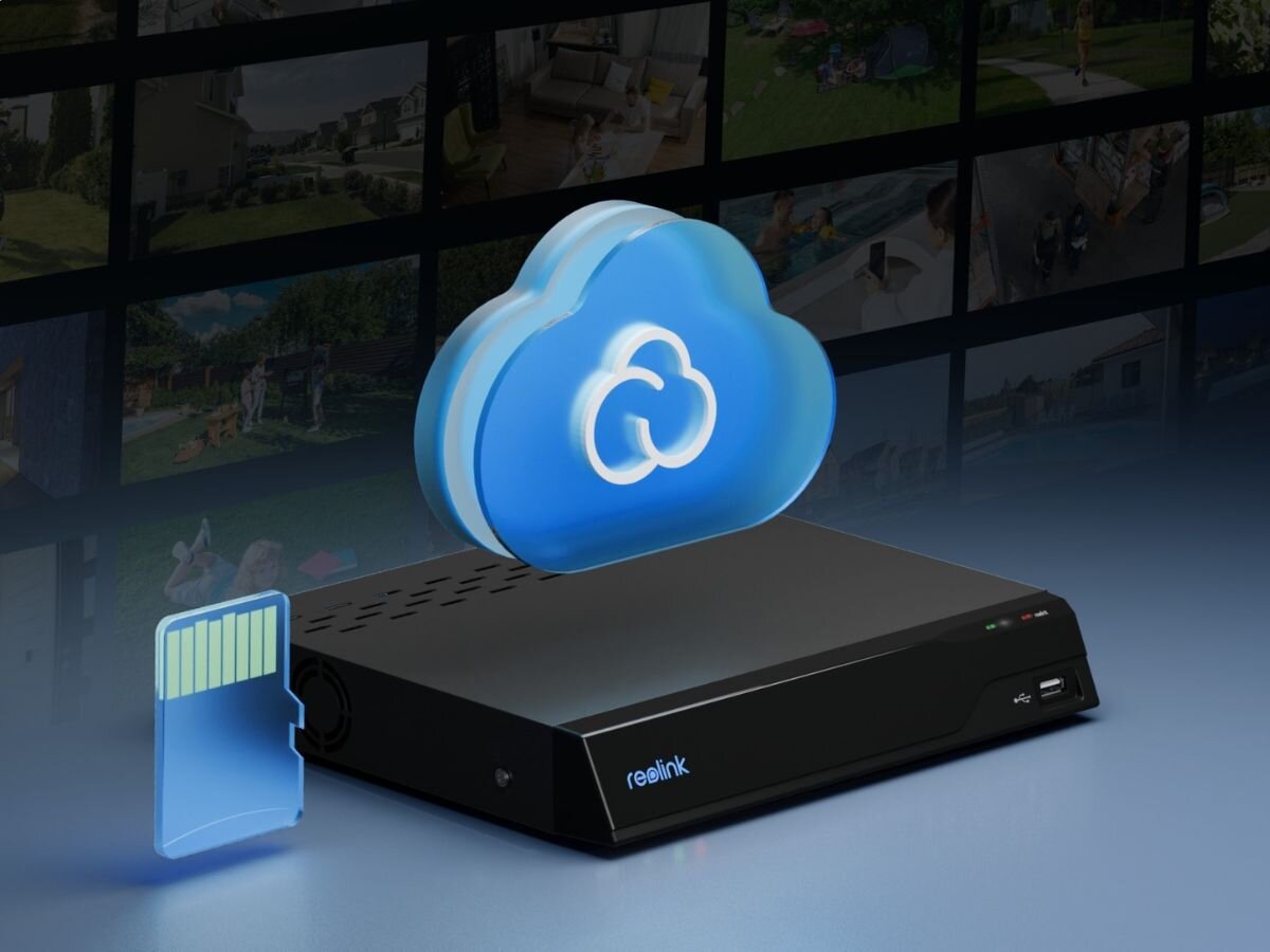 Kamera REOLINK E Series E321 Wewnętrzna, Wi-Fi, nagrywanie, pamięć, archiwum, chmura, wizualizacja chmury i przechowywania danych kamerki