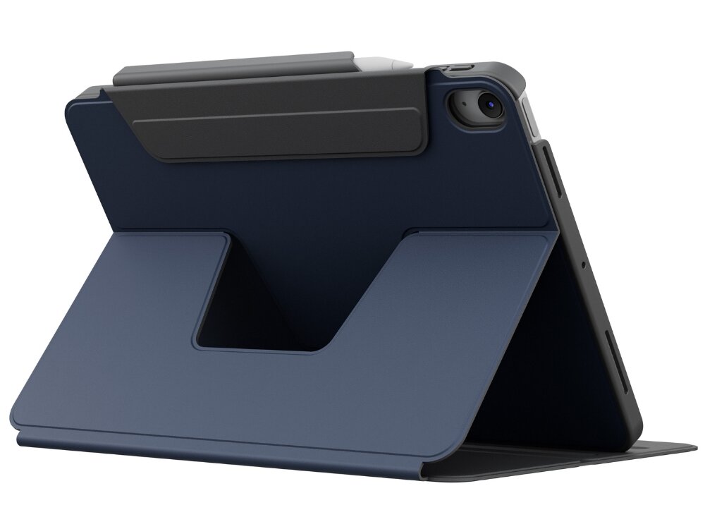 Etui UNIQ Rovus - etui z urządzeniem na białym tle od tyłu