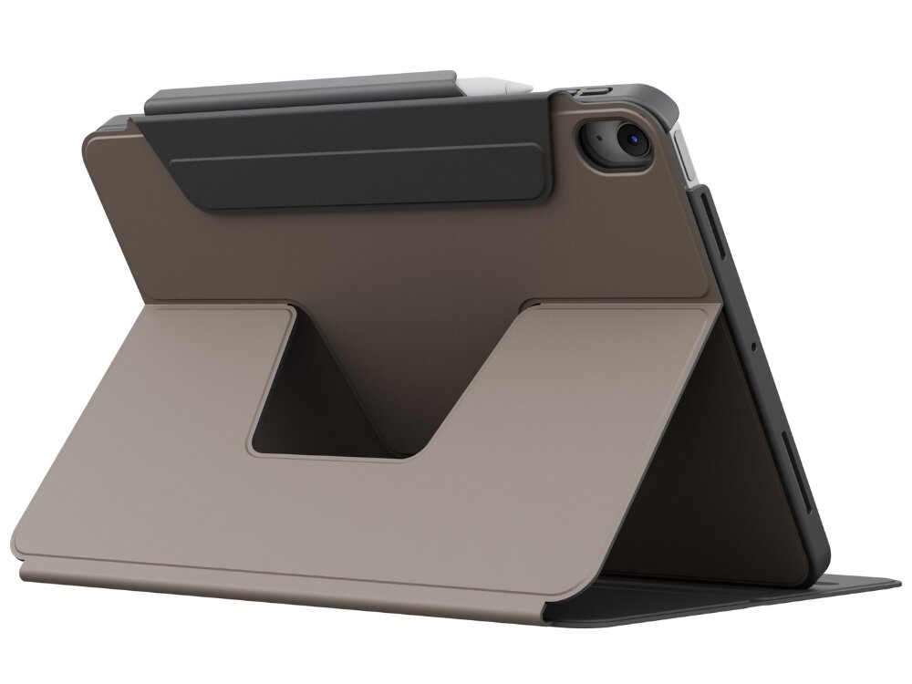 Etui UNIQ Rovus - etui z urządzeniem na białym tle od tyłu