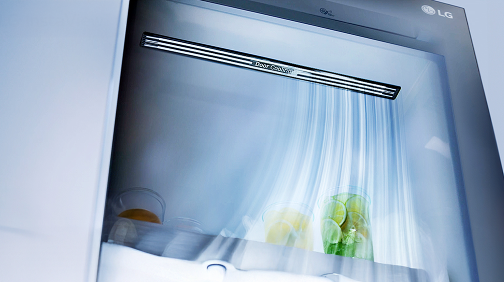 LODÓWKA LG GBV7280AEV Równomierna i szybsza świeżość