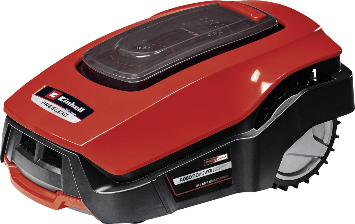 Robot koszący EINHELL Freelexo 1200 LCD BT 4326368 Sterowanie Bluetooth wyglad zabezpieczenie