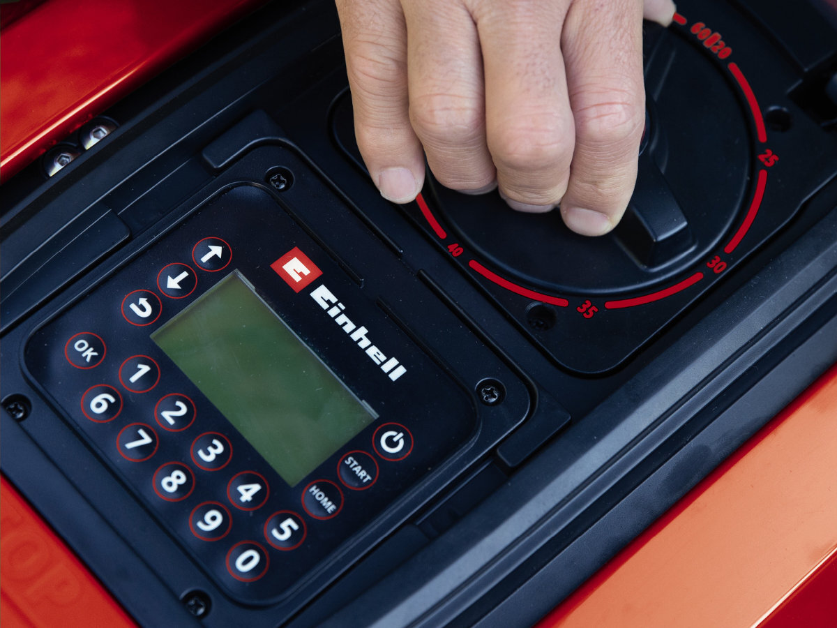 Robot koszący EINHELL Freelexo 1200 LCD BT 4326368 Sterowanie Bluetooth wyswietlacz aplikacja