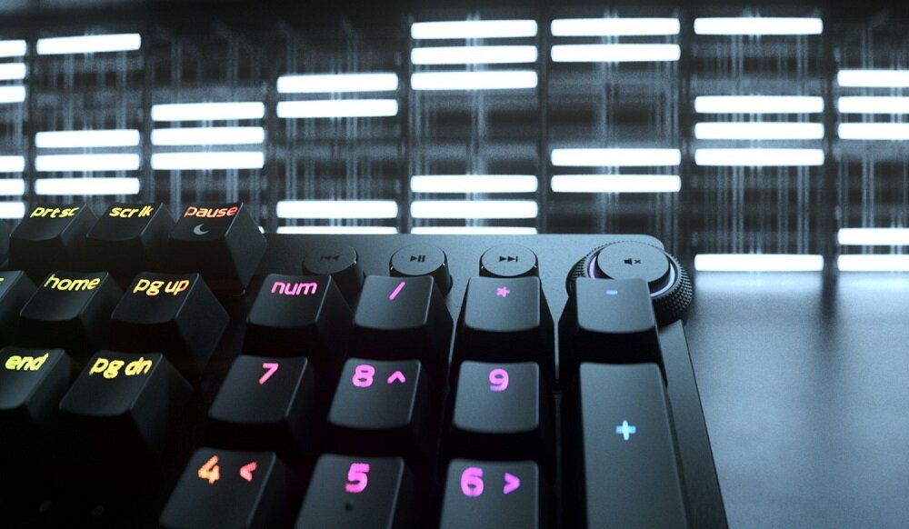 Klawiatura RAZER Huntsman V2 Analog - Wielofunkcyjne pokrętło