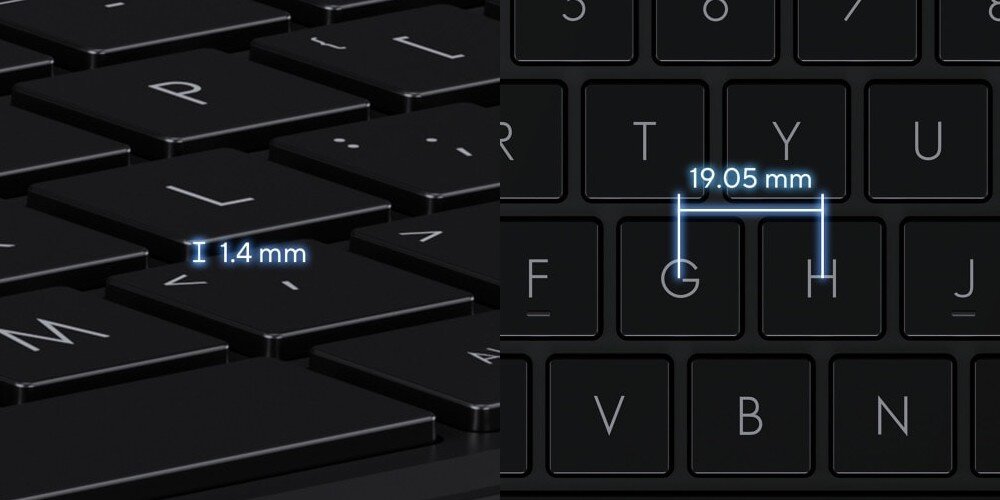 Laptop ASUS VivoBook Pro 15 N6506MV-MA031X 15.6 OLED Ultra 9-185H 16GB RAM 1TB SSD GeForce RTX4060 Windows 11 Professional klawiatura klawisze podświetlenie