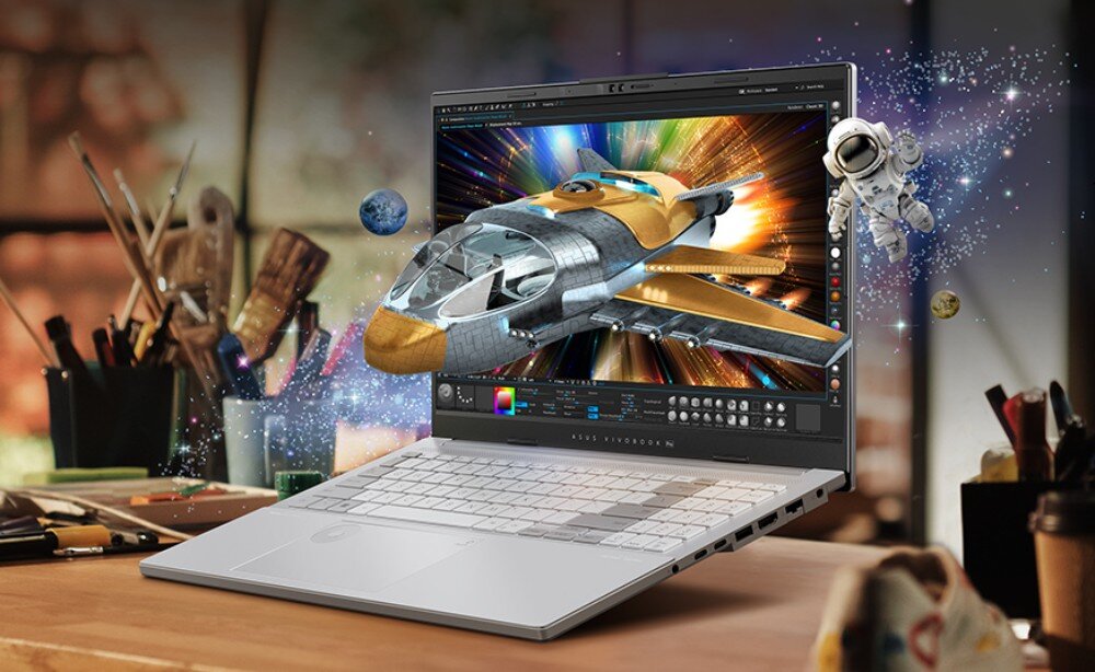 Laptop ASUS VivoBook Pro 15 N6506MV-MA031X 15.6 OLED Ultra 9-185H 16GB RAM 1TB SSD GeForce RTX4060 Windows 11 Professional 