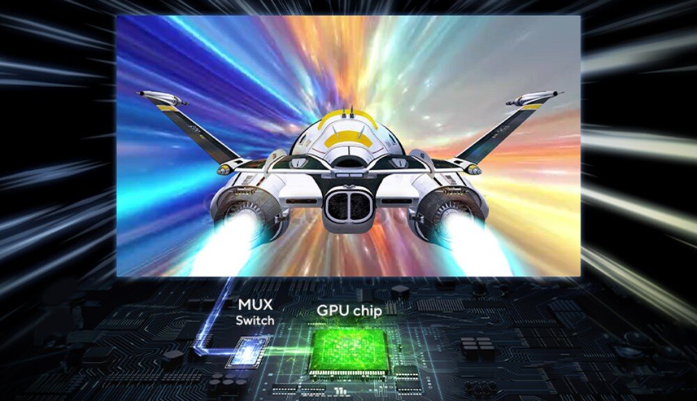 Laptop ASUS VivoBook Pro 15 N6506MV-MA031X 15.6 OLED Ultra 9-185H 16GB RAM 1TB SSD GeForce RTX4060 Windows 11 Professional przełącznik MUX tryby