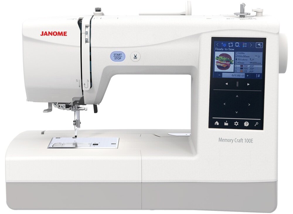 Hafciarka JANOME MC100E kv początek opisu