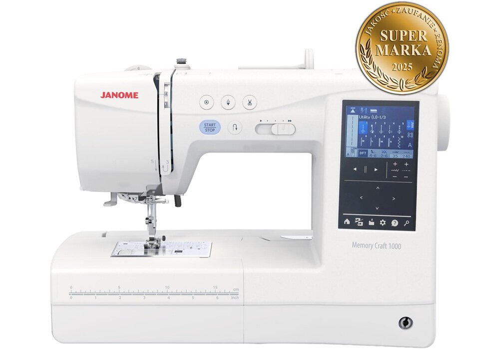 Maszyno-hafciarka JANOME MC1000 kv początek opisu