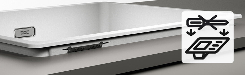 Zlewozmywak FRANKE Maris MRG 620-35-35 114.0693.518 Czarny matowy samodzielny łatwy montaż system FastFix