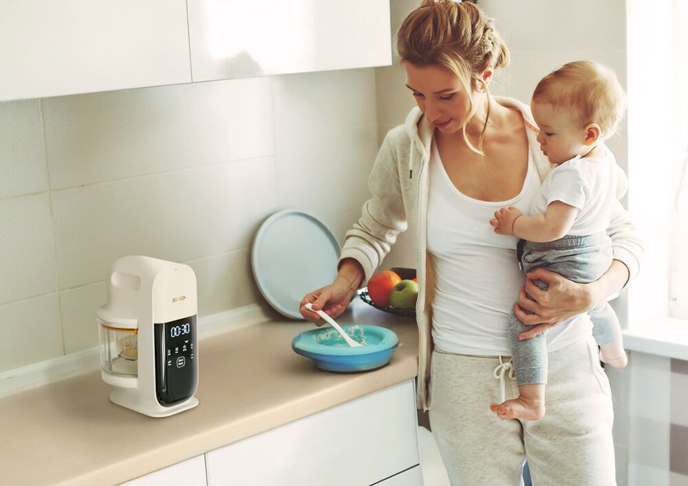 Urządzenie do gotowania dla niemowląt NENO Oro proste gotowanie, bez bałaganu, gotowanie z automatycznym blendowaniem, cenne składniki