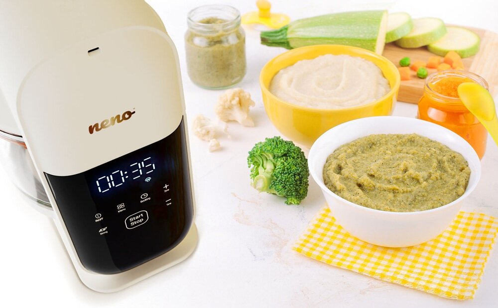 Urządzenie do gotowania dla niemowląt NENO Oro gotowanie, blendowanie, rozdrabnianie, podtrzymywanie ciepła, łatwe przygotowanie posiłków